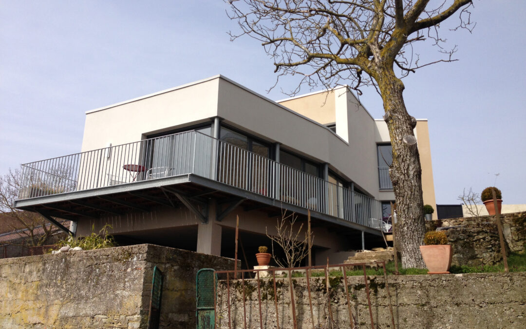 Construction d’une maison d’habitation contemporaine basse consommation à Landremont